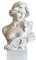 TYBBLY Skulptur aus Kunstharz mit griechischer Göttin für Heimdekoration (15,7 cm, Musik-Thema)