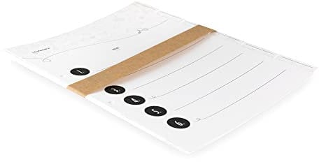 Registerblätter Leckerschmecker | minimalistisch | 8 Blatt | gelocht | Griffregister zum Sortieren von Rezepten im Rezeptordner, schwarz/weiß - Schreibgefühl