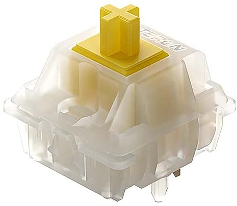 Kutethy Gateron Switches Mechanical Keyboard - Milky Yellow, 108 Keys (5-Pin, MX Compatible)