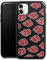 Silikon Hülle kompatibel mit Apple iPhone 11 Case schwarz Handyhülle Naruto Shippuden Pattern Akatsuki