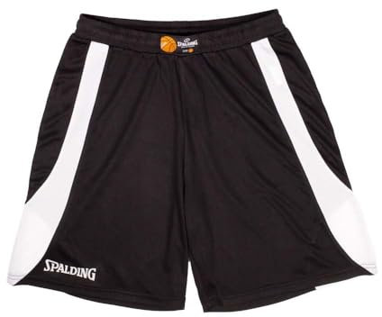 Spalding Jam Basketballshorts Herren schwarz/weiß, M