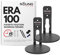 ERA100 Wandhalterung, flaches Profil, Schwarz, Doppelpack, kompatibel mit Sonos ERA 100 Lautsprecher, komplett mit allem Befestigungsmaterial
