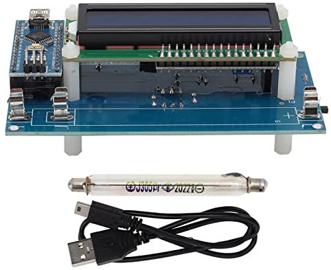 Topyond Geigerzähler-Kit, Modulröhre, USB-LCD-Display, Wesentlicher Bestandteil Für Die Erkennung Nuklearer Strahlung, Großer Spannungsbereich 380 V–550 V, Geeignet Für Profis Und Hobbyisten.