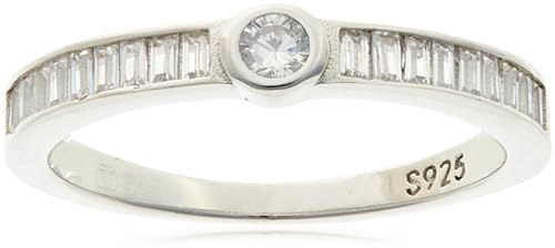 Beneto Ring Timeless Silver Ring with Zircons AGG303L - Circuit: 52 mm sBE1266-52 Marke, Estándar, Nicht-Edelmetall, Kein Edelstein