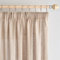 Woaboy Tende per Interni Lino con Fettuccia Tende Moderne Traslucido Decorative per Soggiorno Camera da Letto Finestra 2 Pezzi 140x260cm Blé