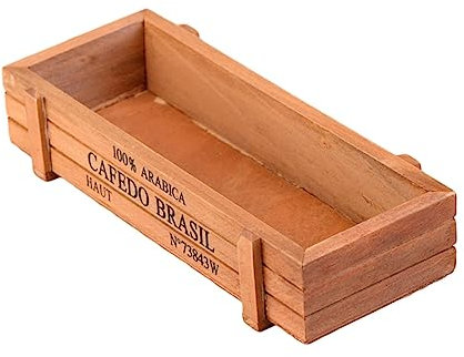 POPETPOP Boîte Jardinière succulente en Bois Bonsai Pot de rempotage bonsaïs Pot Plantation Pot Culture Pot Jardinage Pots de Fleurs Pot de Fleur Ancien Plantes succulentes Ornements Bambou