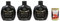 BREEZE BlackOud Deodorante Squeeze, Deodorant ohne Gas und ohne Aluminiumsalze, 48h Duftendes Deodorant, 3x 100ml + Italian Gourmet polpa 400g