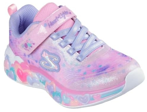Skechers Eternal Heart Lights für Mädchen, Rose, 35.5 EU