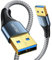 ANDTOBO USB 3.0 Kabel【3 Meter】, USB A auf USB A 5Gbps High Speed Transfer USB Datenkabel Kompatibel mit HDD, Drucker, Laptop Kühler, Kameras, Externe Festplatte, DVD usw.
