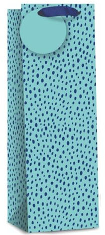 AbbeyShake bottle gift bags one size multicoloured - Pack of 6 (Dark blue dots)