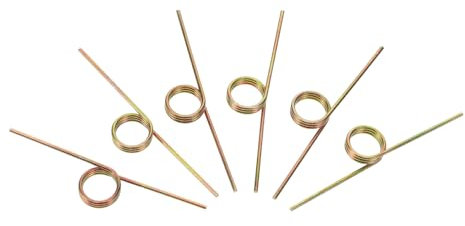 CAXUSD 10pcs Torsional Spring Replacement for Trash Can Lids Torsion Springs for Easy Opening and Closing Compatible with Flipping-top Bins for Repairing Worn Parts