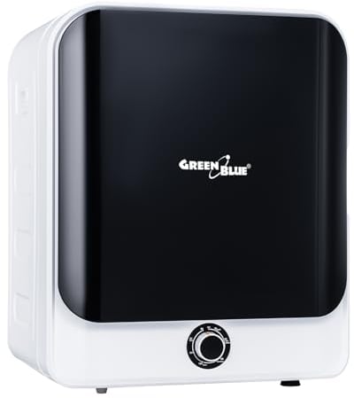 Green Blue GB 415 Secadora eléctrica de Carga frontal, 3 kg de capacidad, Clase C, 5 programas, 830 W Dimensiones compactas 49,5 x 46 x 59,5 cm para espacios reducidos