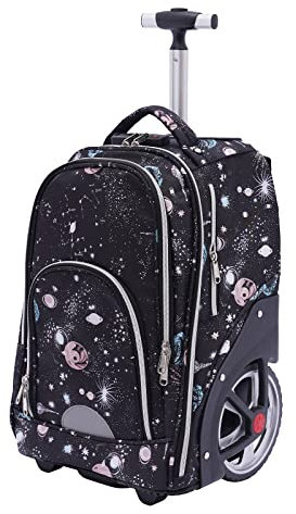 Caskunbsy 45 Liter Rucksack Trolley,Volumen Rucksacktrolley zum ziehen Laptop Handgepäck Reisekoffer,für Geschäftsreisen, Schulausflüge,Studium,Reisen,Ausflüge oder Einkäufe verwendet Werden.