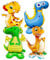 XXL Dino Luftballon Party, 4 Stück Dinosaurier Folienballon, Riesen Dino Ballon Dinosaurier Geburtstag Deko, Dino Kindergeburtstag Dinosaurier Luftballons Motto Party für Dschungel Party Dekoration