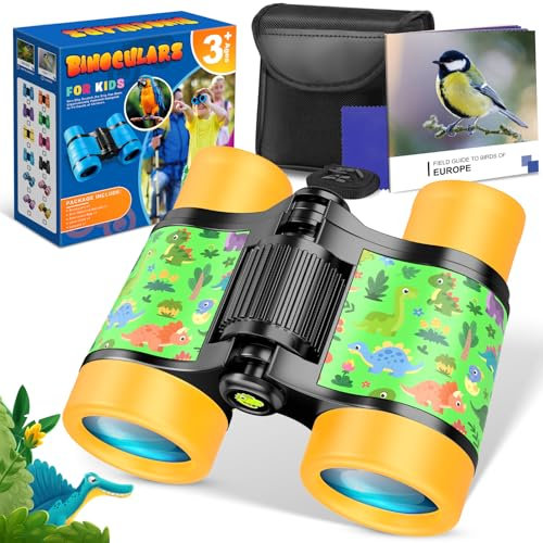 Fernglas für Kinder,Spielzeug ab 3-12 Jahre Jungen Geschenk Junge 4 5 6-12 Jahre Kinder Fernglas Detektiv Set Kinder Spielzeug ab 3-12 Jahre Geschenke für Kinder Fernglas Kinder Dinosaurier Spielzeug