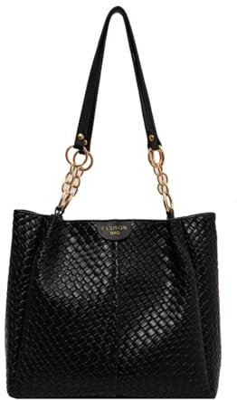 unisoul Handtasche Damen Groß - Elegant Tasche, Schultertasche, Lässige Tote Bag Shopper Damen Groß Fashion PU Leder Handtasche für Alltag, Büro, Schulausflug und Einkauf