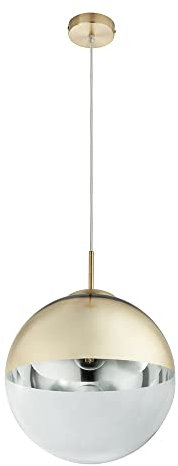 GLOBO LED Kugel Pendel Leuchte Decken Strahler Wohn Zimmer Beleuchtung Glas Hänge Lampe GOLD 30 cm