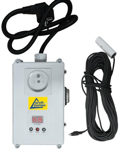 SCHWIMMERSCHALTER PUMPENSTEUERUNG LEVEL SENSOR CONTROL PEGELSCHALTER für DRAINAGEPUMPE/TAUCHPUMPE schützt präzise und zuverlässig Keller und Drainageschacht vor Überschwemmungen