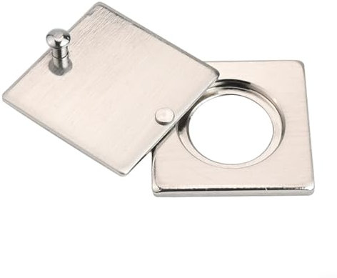 Schlankes Design Türspion Abdeckung bietet verbesserten persönlichen Raumschutz aus stabiler Zinklegierung und einfach zu installieren Funktionen (gebürstet)