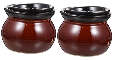 NAMOARLY 2pezzi Pentola Casseruola Antiaderente Porcellana Per Zuppe e Stufati Perfetta Per Feste e Riunioni Familiari