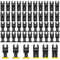 50PCS Titanium Multi Tool Blades,Universal Oscillating Multitool Blades for Wood Plastics Metal Cutting,Quick Release Oscillating Tool Accessories Compatible with Dewalt Milwaukee Ryobi Rockwell