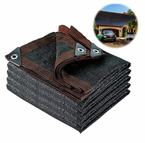 Telo ombreggiante per esterni, 5 m x 6 m, protezione dai raggi UV, copertura per pergola, ombrellone da patio, rete ombreggiante da giardino, 85% protezione solare, rete parasole per cortile