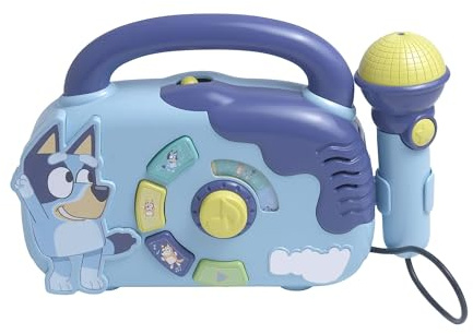 Boombox for Kids with Microphone, Flashing Lights & Sing-Along Fun, Portable Music Player Toy, Kids Boombox Play Set