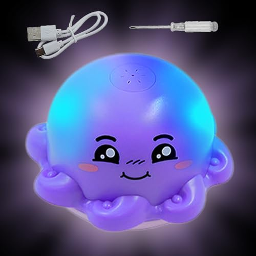Duschspielzeug für Kinder, Lern-Gadget mit LED, Octopus mit Wasser, für , Mädchen, Pool, , Haus, Reise