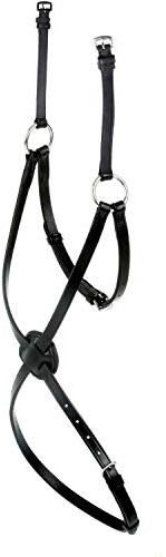 Collegiate Mono Crown Grackle Noseband, Black, Cob