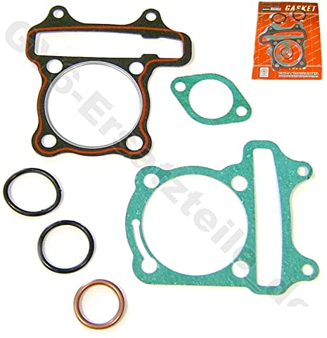 MOTOR ZYLINDER DICHTSATZ ZYLINDERKOPF ZYLINDERFUSS 150cc Ø 58mm 4-TAKT 152QMI/157QMJ Motoren 4-TAKT CHINA ROLLER GY6 125-150ccm für ZNEN KREIDLER REX BENZHOU YIYING BAOTIAN HYOSUNG JINLUN u.a.