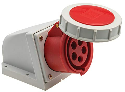 AW-Tools CEE 16A Wandsteckdose Steckdose Wanddose 5-polig 16A 400V 6h IP67