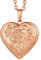 Suplight Rose Gold Locket Necklace that Holds Pictures, Personalized Photo Locket Picture Jewelry, Vintage Heart Shaped Locket Photo Picture Necklace for Women Girls