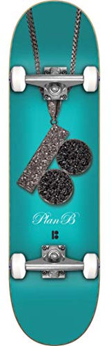 Plan B Team Chain 20 x 80 cm, komplettes Skateboard, für Erwachsene, Unisex, Mehrfarbig, Einheitsgröße