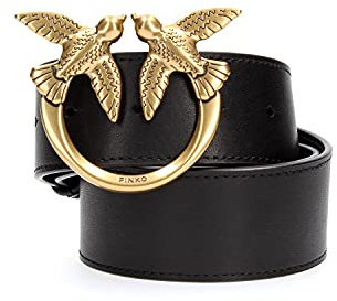 Pinko Damen Love Berry HIPS Simply Belt H4 Grtel, Z99_Nero Limousine, XS