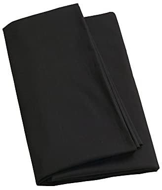 Jotex Zack Bettlaken Übergröße - 100% hochwertige Bio-Baumwolle GOTS Zertifiziert Bettlaken - Schwarz, 240 x 260 cm