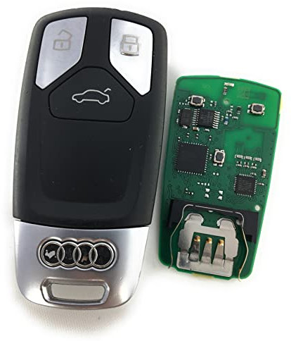 Automobile Locksmith Repair Service Voucher for Audi TT A4 A5 Q7 SQ7 RS TTS 3 Button Smart Keyless Entry Remote Key Refurbishment