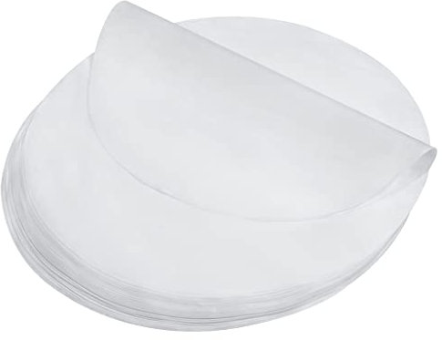 8 Inch Baking Parchment Circles,100 Pcs Round Cake Liners Baking Parchment Paper Non Stick Rounds Greaseproof Paper Sheets for Cake Tins Patty Separating Air Fryer Liners