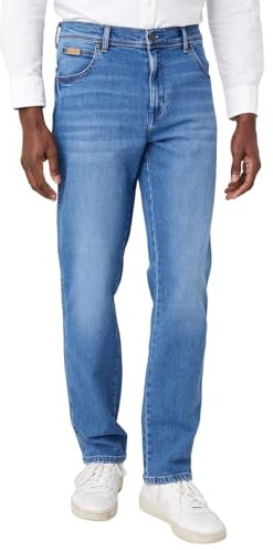 Wrangler Herren Jeans Texas - Regular Fit - Blau - New Favorite W29-W50 Stretch, Größe:30W / 34L, Farbe:New Favorite W121JX21Y