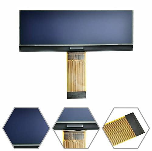 Oniissy Schermo LCD di ricambio per autoradio per Nissan Juke, Navara, Note, Qashqai, 97,5 x 38 mm