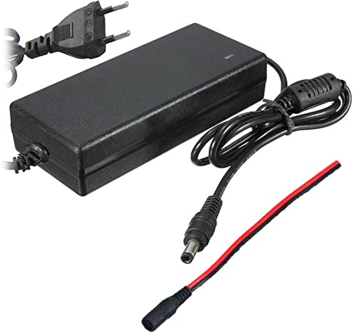 A36C 120W Netzteil Ladegerät, 230V auf 12V 10A Spannungswandler, Transformator Adapter mit 5,5mm x 2,1mm DC-Ausgangsbuchse, Ideal für LED-Streifen, Kamera, Router