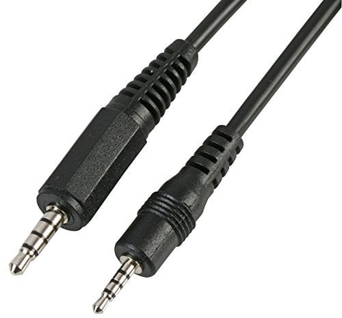 3.5MM to 2.5MM 4P Jack Lead, 1.8M, Audio & Video Cable Assemblies Qty X 1