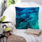 Kissenbezug 45x45 cm,Dolphin Pod Schwimmen, Kissenbezug Dekorative Quadrat Sofa Kissenbezug für Home Decor Favor, mit unsichtbarem Reißverschluss