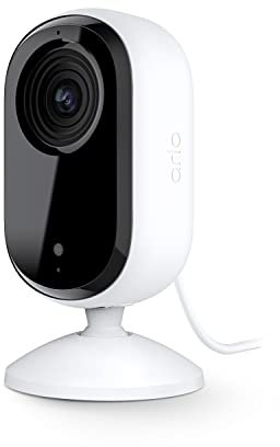 Arlo Essential Indoor 2K Überwachungskamera (2nd Generation) - 1 Pack - Home Security, Babyphone, Haustierkamera, 2K Kamerasystem, Weiß - VMC3060 ​