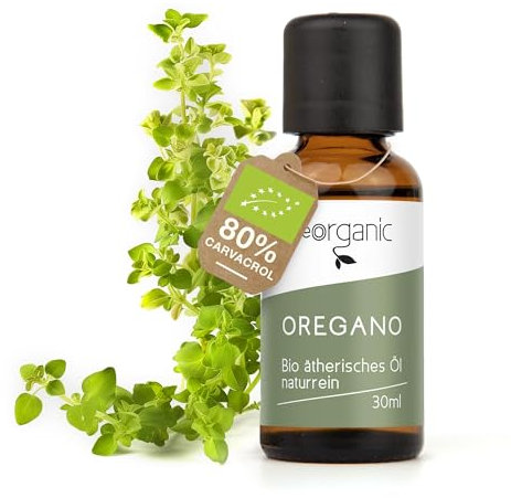 NeoOrganic® Bio Oregano Öl [Premium Grade] mit 80% Carvacrol - Oreganoöl zum Einnehmen - 100% naturreines ätherisches Öl - Der echte Oregano: Origanum Vulgare - 30ml