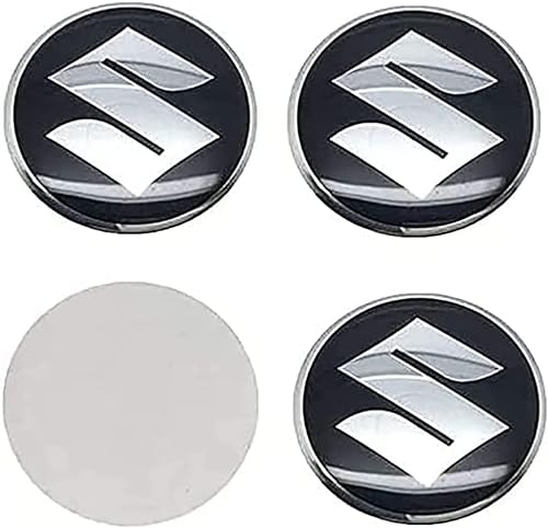 4 Stück Auto Naben Mittelkappen, Staubdichte Felgen Abzeichen Rad Mittelkappen, wasserdichte Radkappen, Außendekorationszubehör, Für Suzuki Samurai SX4 S Swift Jimny, 56 Mm