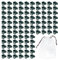 100 clips para plantas de orquídeas con 1 bolsa de almacenamiento, pinzas para plantas, clips de ratán atados, clips de vid, clip para plantas de jardín para apoyar y fijar plantas (1,5 cm)