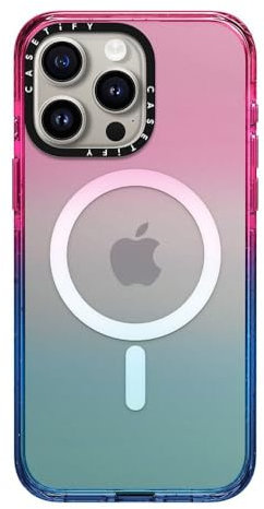 CASETiFY Impact Case for iPhone 15 Pro Max [4X Military Grade Drop Tested / 8.2ft Drop Protection/Compatible with Magsafe] - Cotton Candy