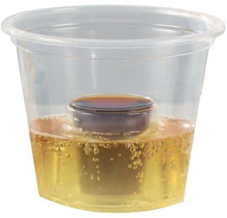 AIOS Sleeve of 50 Recyclable Jagerbomb Shot Glasses. Combining The Shot and Mixer into one. UKCA and CE Markings 25ml to Brim/Outer 90ml