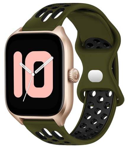 Th-some Armband für Amazfit GTS 4 Smartwatch–Ersatzarmband Kompatibel mit Amazfit GTS Silikon Armbander, 20mm Uhrenarmband Sportarmband für Amazfit GTS 2/GTS 2 Mini/GTS 2e/GTS 3/Amazfit Bip
