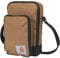 Carhartt Unisex Zip, Durable, Adjustable Bag with Zipper Closure Umhängetasche, Essential Crossbody-Tasche Brown